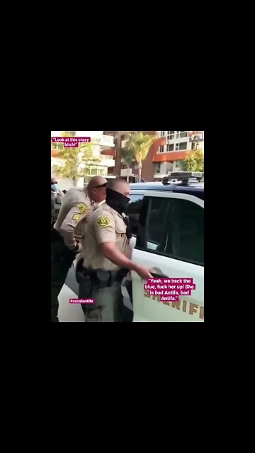 SOCAL ANTIFA #NAZI FASH GETS ARRESTED #HOGTIED￼