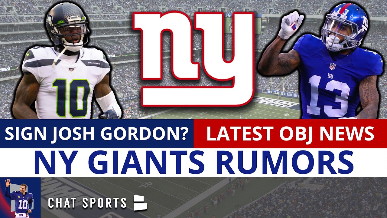 NY Giants Rumors Ft. Odell Beckham Jr, Josh Gordon + BIG Giants Injury News Ft. Daniel Bellinger