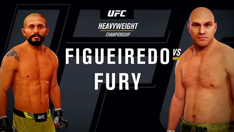 EA Sports UFC 4 Gameplay Tyson Fury vs Deiveson Figueiredo