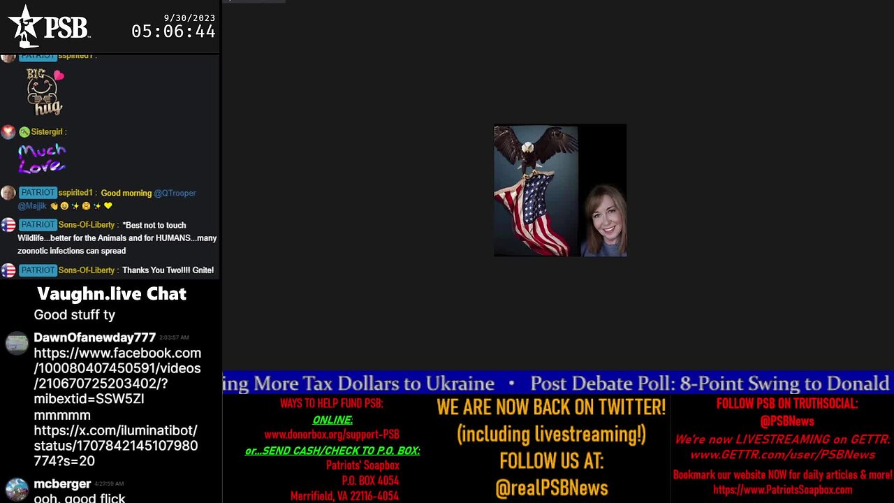 2023-09-30 05:00 EDT - Patriots Rising: with Q Trooper & Majjik