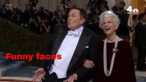 Elon musk making funny faces