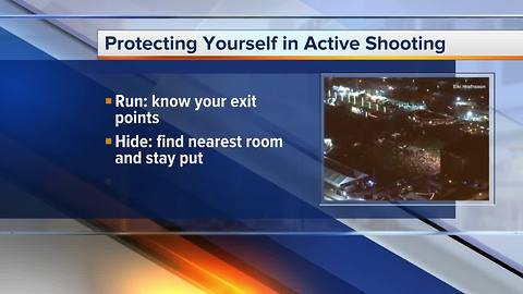 What to do in active shooting situations