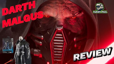 Star Wars Black Series DARTH MALGUS action figure review!