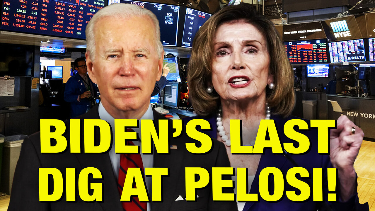 Biden Sticks It To Pelosi Over Congressional Stock Trading! w/ Carol Roth & Paul Stone