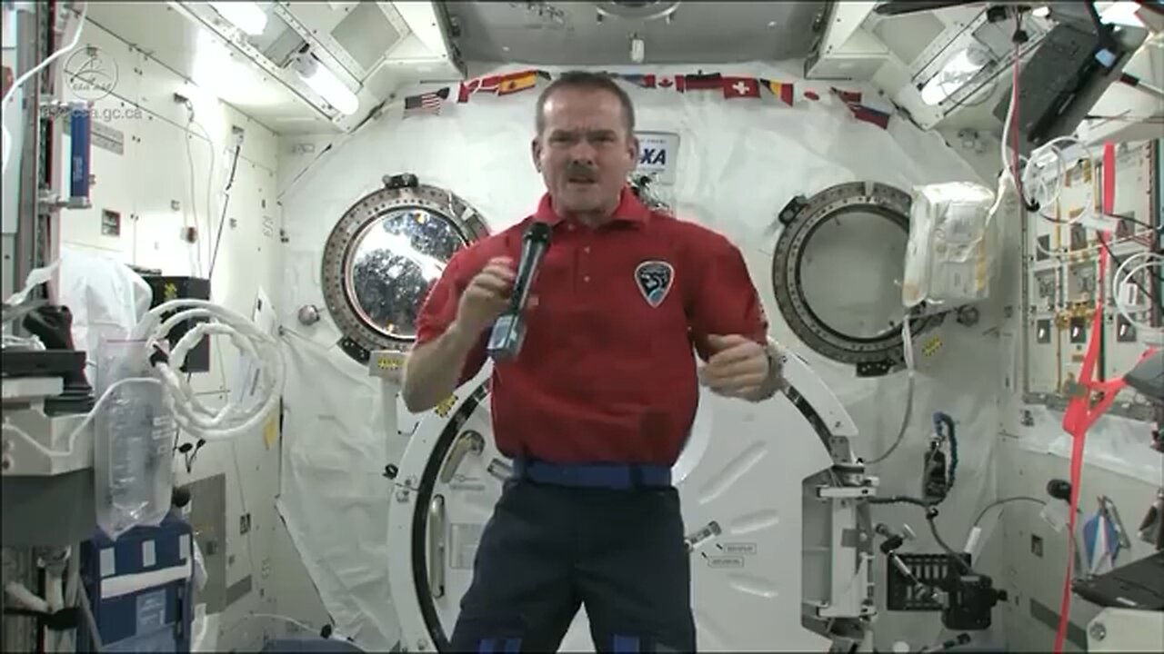 Getting sick in space