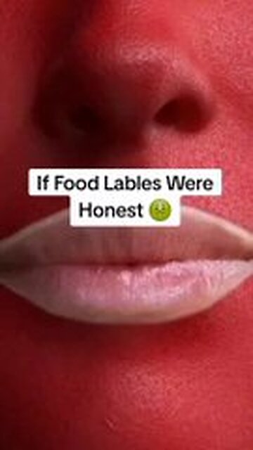If Food Lables Were Honest?