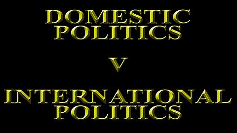 John Mearhseimer - Domestic Politics v International Politics