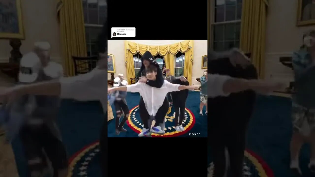 if BTS perform Baepsae at white house - army are best editors every 😂🤣🤣 (credit goes to the owner)