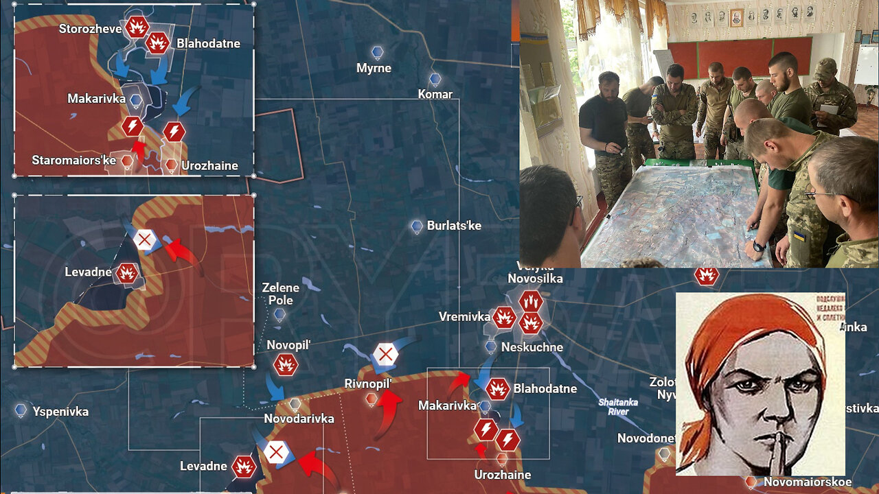 Ukraine War Frontline Report, The Situation at Vremievsky Ledge