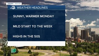 Mild week ahead, with a rain-snow mix possible Wednesday
