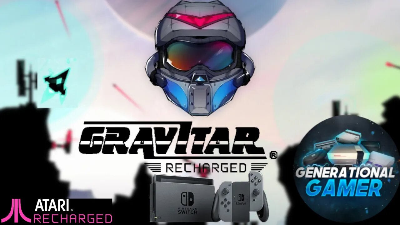 Gravitar: Recharged Gameplay on Nintendo Switch (Recorded from Twitch)