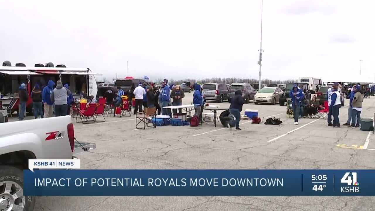 The Kansas City Royals could be moving downtown