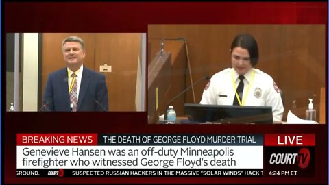 George Floyd Trial Review - Off Duty Female Firefighter - Very Bias & Argumentative Witness - 1 of 2