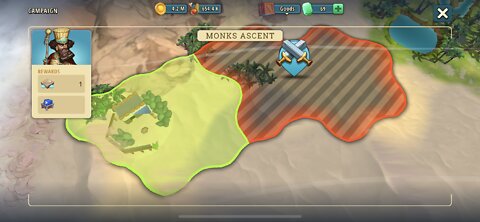 Rise of Cultures battle - Monks Ascent 2