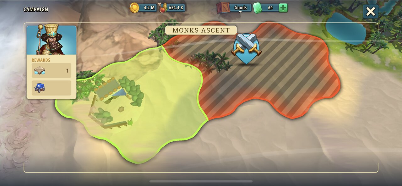 Rise of Cultures battle - Monks Ascent 2