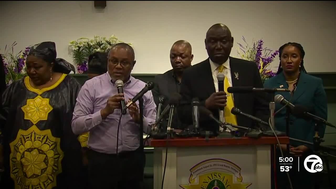 Family of Patrick Lyoya, attorney Ben Crump speak after release of police shooting video