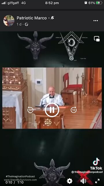 Priest talk about communism, demons