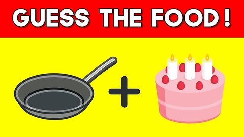 Guess the food from the emoji 😍 #food #guess #rumble