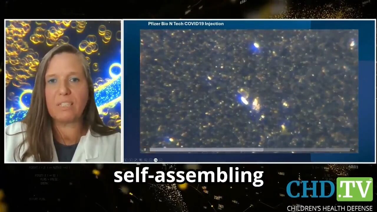 👀 Self Assembling nano particles in the blood of vaxxed and unvaxxed.