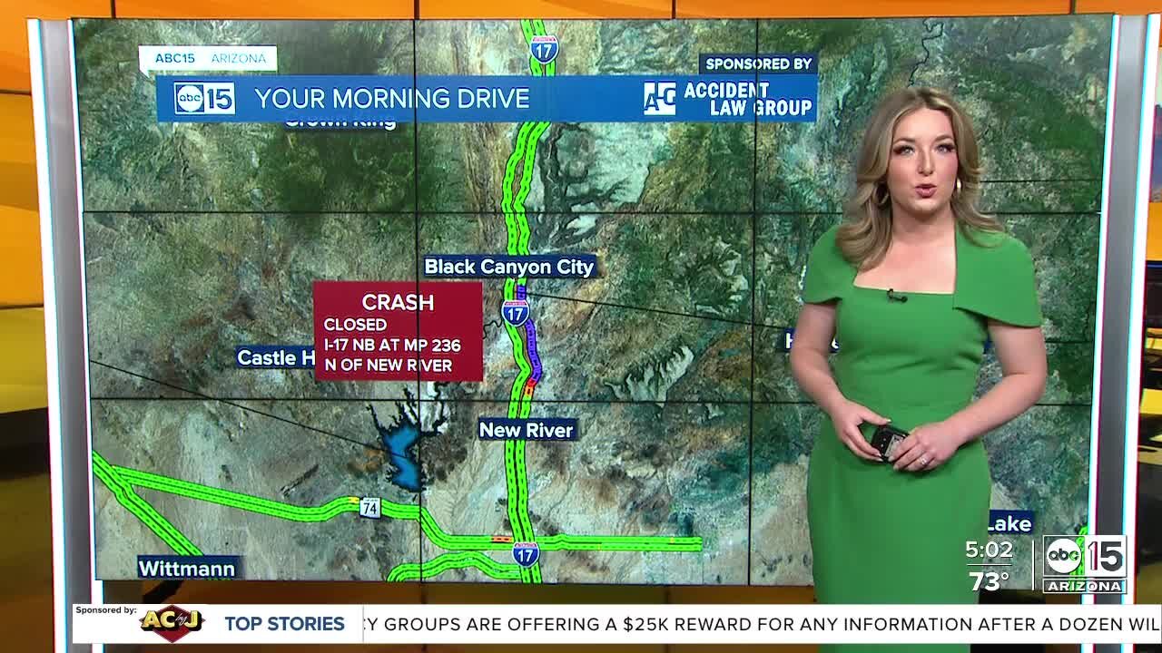 I-17 shut down near Table Mesa Road