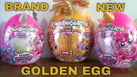 Golden Rainbocorn Egg Opening