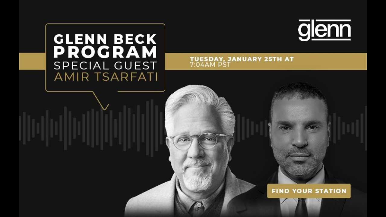 Amir Tsarfati interview with Glen Beck Jan 2022