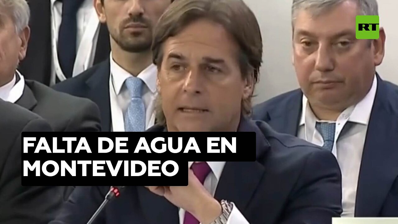 Falta de agua en Montevideo