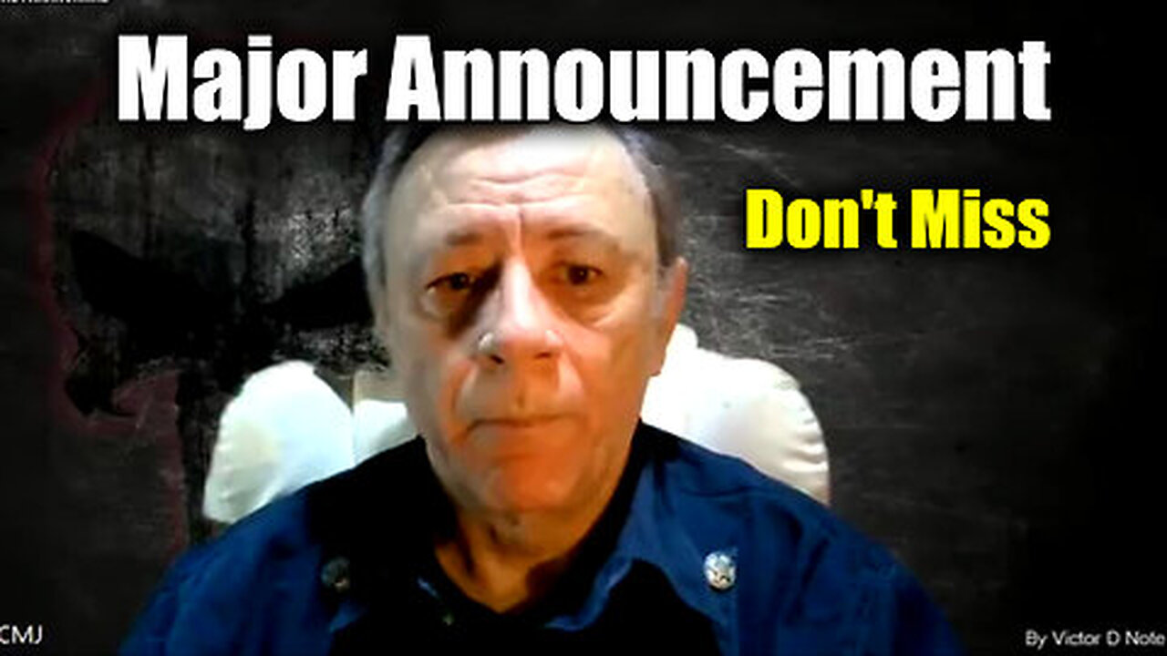 Major Announcement by Victor D Note - Don't Miss