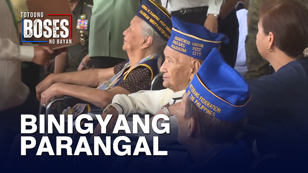 105-year-old veteran, binigyang parangal sa pagdiriwang ng Philippine Veterans Week