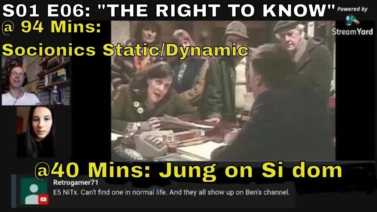 Yes Minister. S01 E06 = "THE RIGHT TO KNOW" (Season 1: Episode 6 of 7) [review]