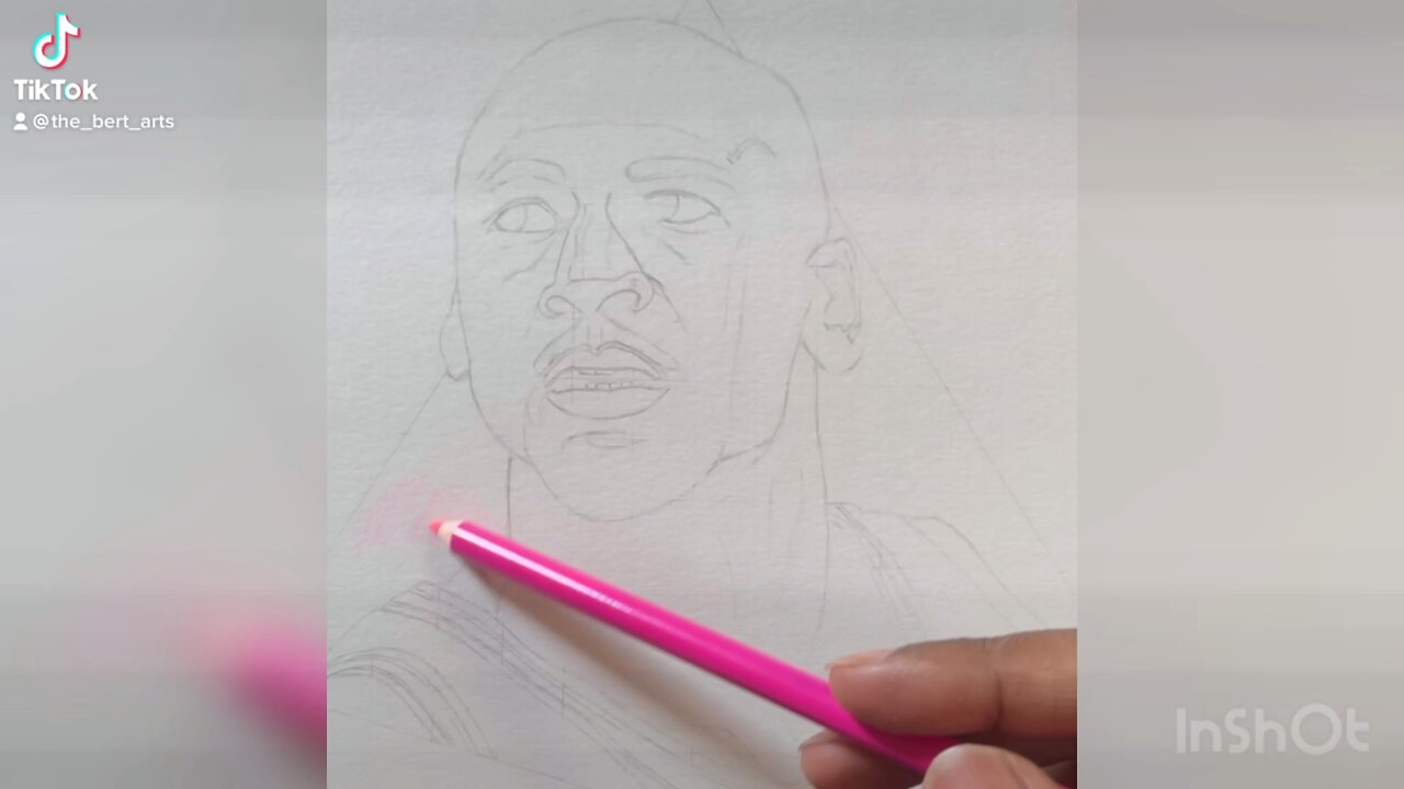 Drawing of Michael Jordan
