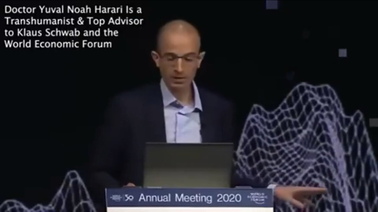 Dr. Yuval Noah Harari, Top Advisor to Klaus Schwab: