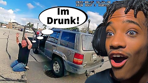 Drunk Man Road Rages at Cop and Gets Instant Karma! | Vince Reacts