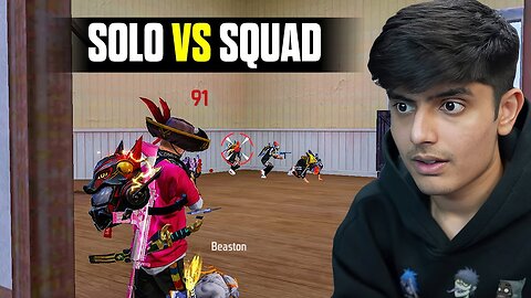 FREE FIRE KING IS BACK! SOLO VS SQUAD GAMEPLAY | GARENA FREE FIRE