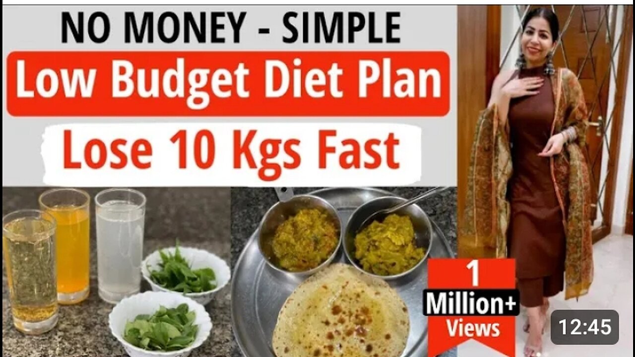 Fat loss video with low and cheap diet plan