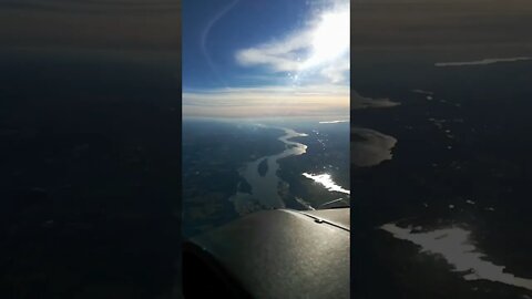 Flying Over The Hudson River & Catskill Mountains in a C172SP Skyhawk