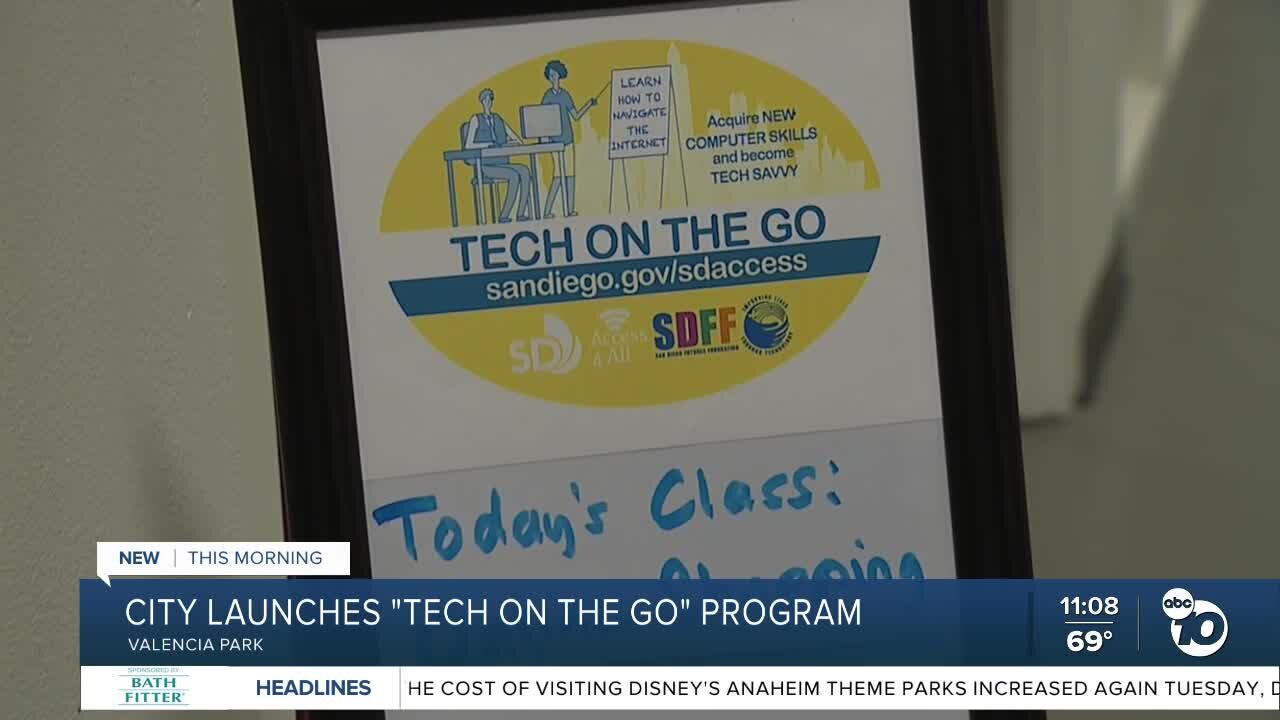 City of San Diego launches 'Tech on the Go' program to combat digital divide