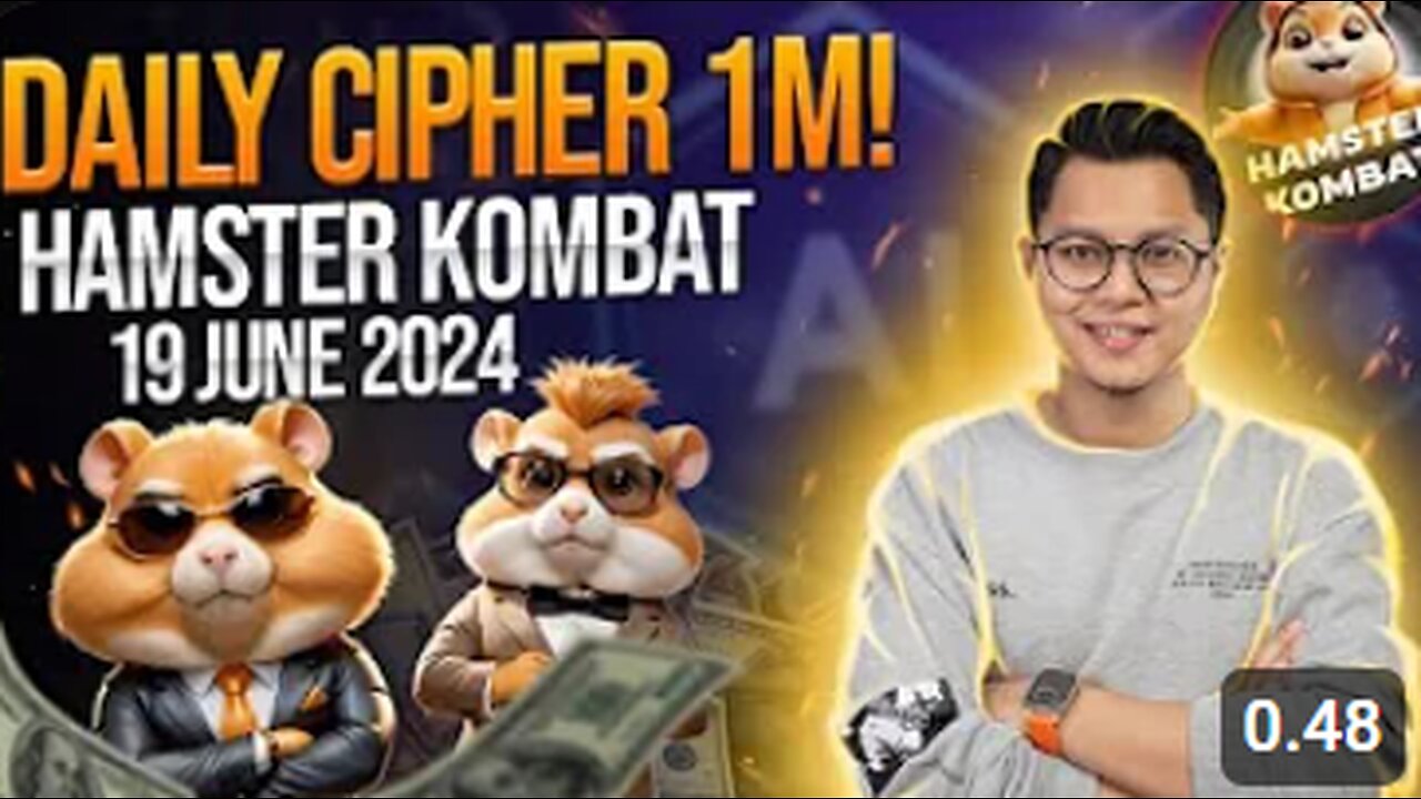 Hamster Kombat Daily Cipher Today 1M Coins 19 june 2024