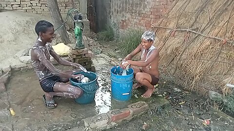 indian kids for water slide