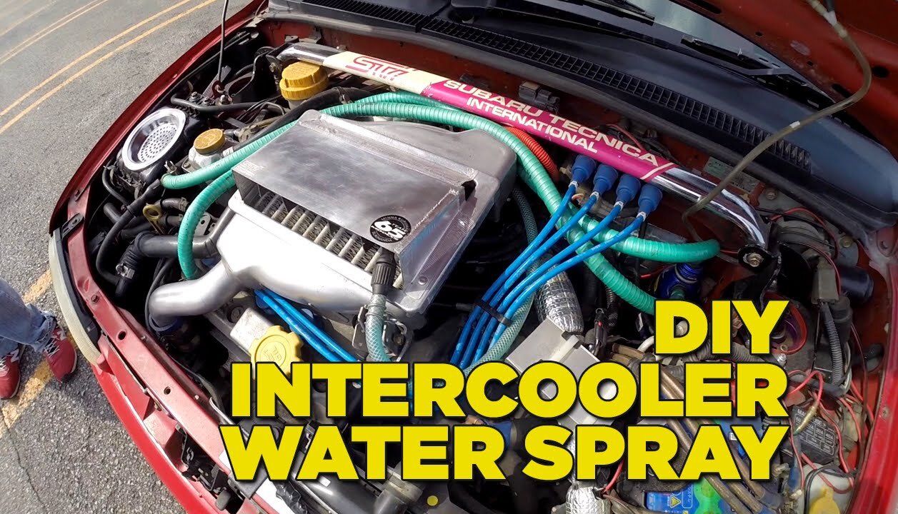 Budget Intercooler Water Spray