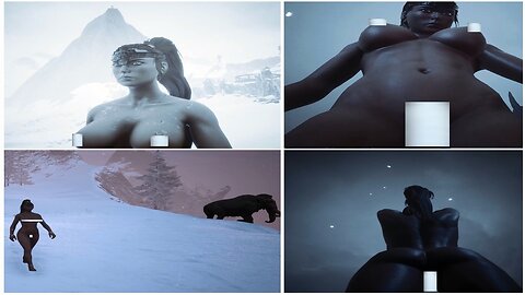 Uncensored Nudity Snow Walking (Full Body, Vagina, Ass, Environment) | Conan Exiles