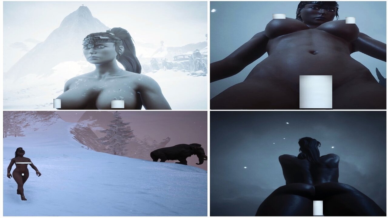 Uncensored Nudity Snow Walking (Full Body, Vagina, Ass, Environment) | Conan Exiles