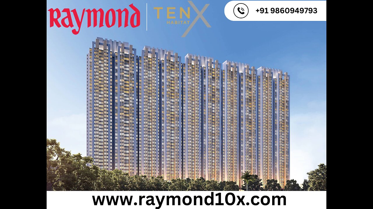 Raymond Tenx Era Thane 1 2 & 3 BHK Flats 10x Realty Project
