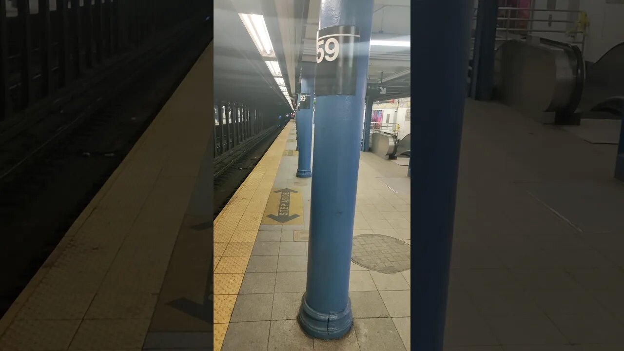 East 59th Street subway station in New York City. 2021