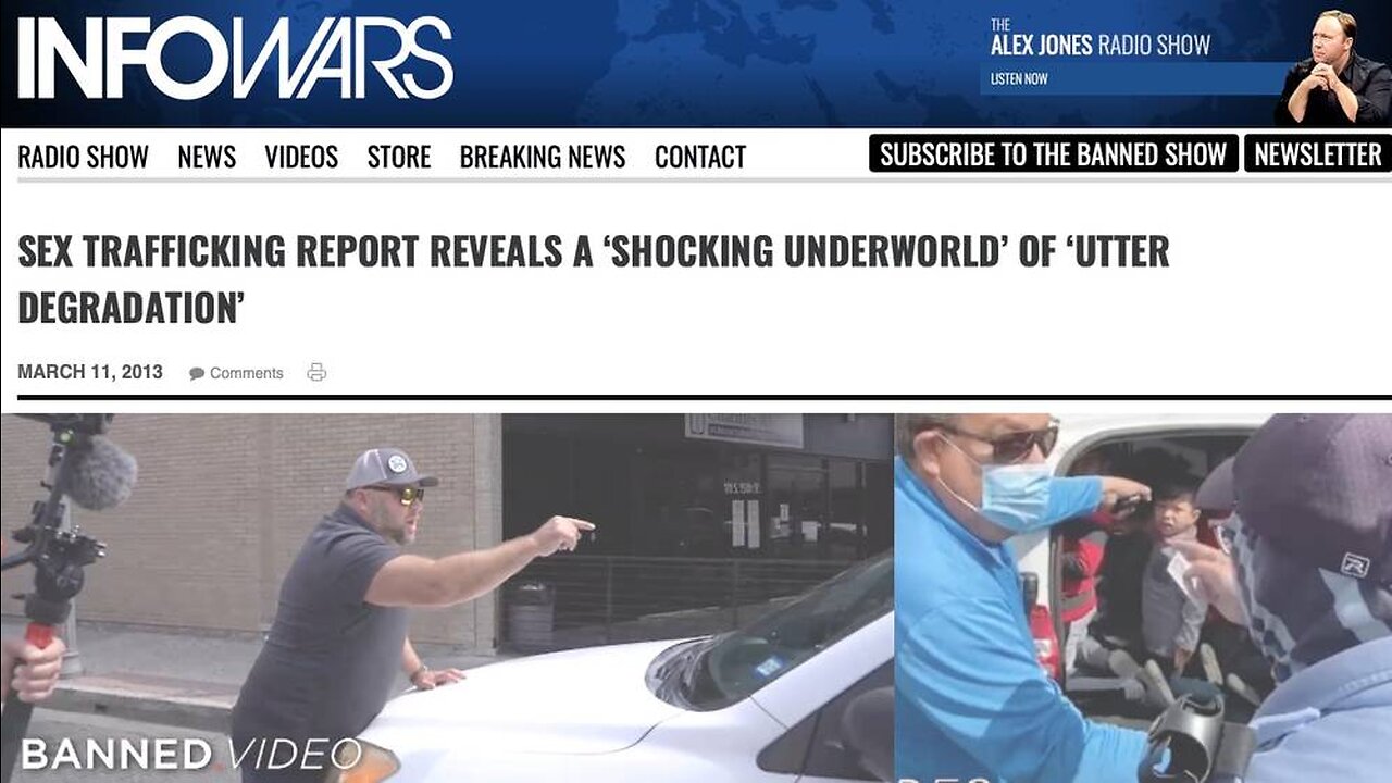 Alex Jones Exposes Industrial Level Slavery