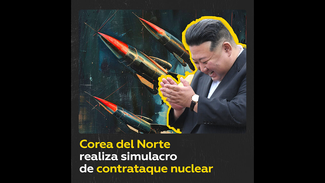 Corea del Norte realiza simulacro de contrataque nuclear con lanzacohetes 600 mm