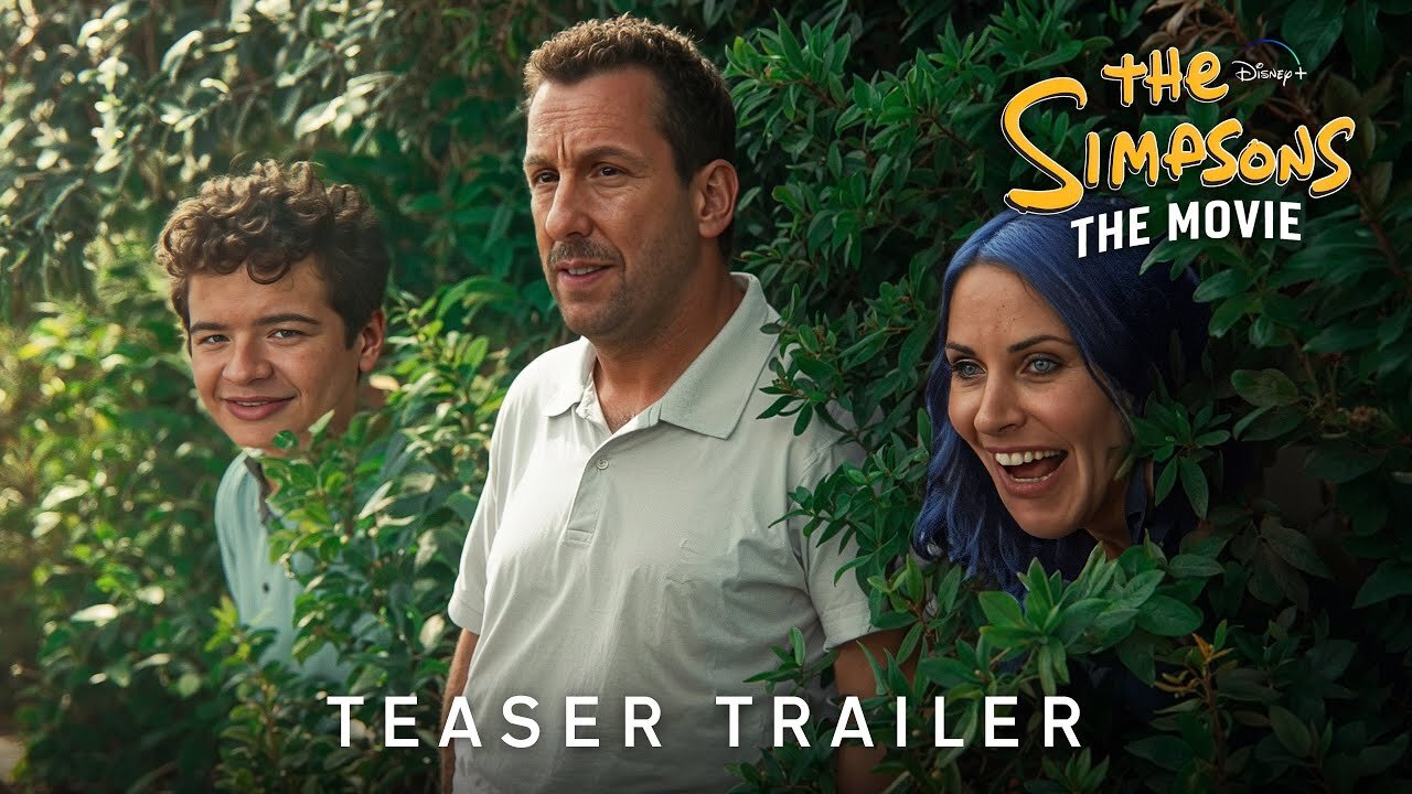 The Simpsons Movie – Trailer (2025) Adam Sandler, Courteney Cox | Disney+ Live Action