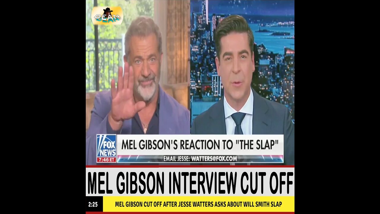 Braveheart Mix 🎥 Mel Gibson Cut Off After Jesse Watters Asks About Will Smith Slap