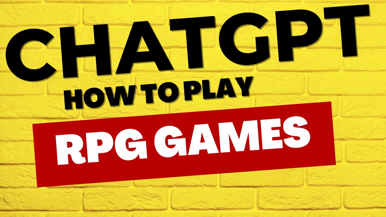 ChatGPT: How to Play Role Playing Games (RPG) With ChatGPT