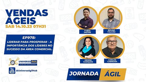 #JornadaAgil731 E978 #VendasÁgeis Liderar para prosperar